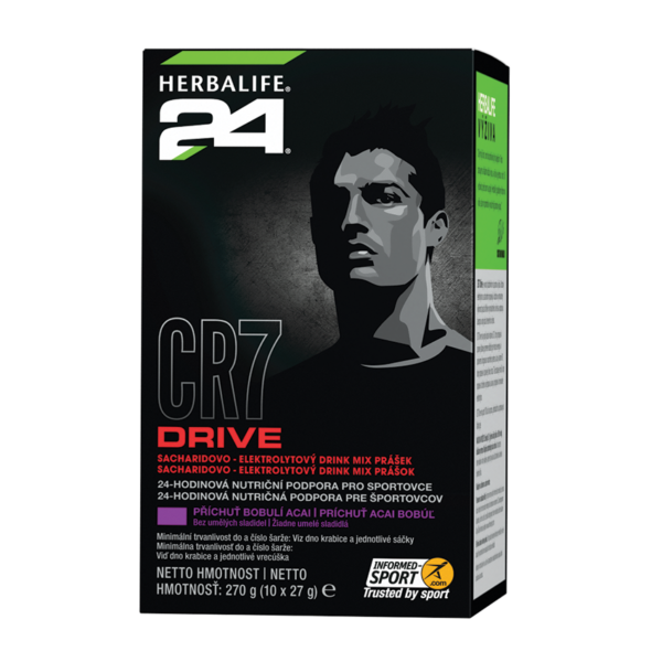 H24 CR7 Športový nápoj s príchuťou acai bobúľ - sáčky